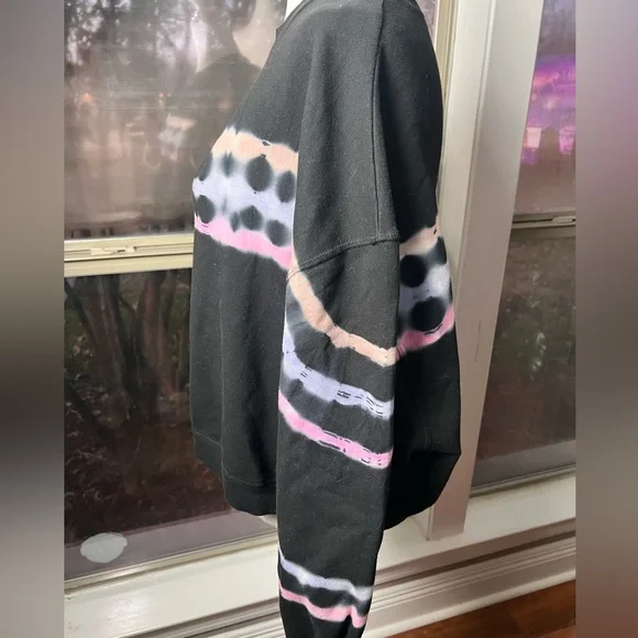 Electric Rose Athleisure Soft Knit Cozy Top Slouchy Size S Boho Retro Casual - Picture 4 of 8